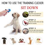 VOBRAMY Dog Training Clicker, 2 Pack Set