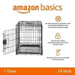 Durable Foldable Metal Dog Crate, 24 x 18 in
