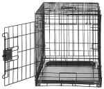 Durable Foldable Metal Dog Crate, 24 x 18 in