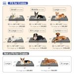 Orthopedic Waterproof Dog Bed for Large Dogs