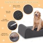 Large Orthopedic 7" Memory Foam Dog Bed