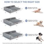 Waterproof Orthopedic Dog Bed for Large Breeds