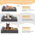 Large Orthopedic 7" Memory Foam Dog Bed
