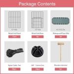 Portable 12-Panel Pet Playpen with Waterproof Mat