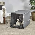 MidWest Double Door Dog Crate Bundle with Bed