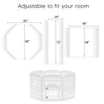 IRIS 34" 8-Panel Indoor Dog Playpen with Door