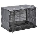 MidWest Double Door Dog Crate Bundle with Bed