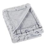 Bone Dry Gray Bone Print Pet Blanket 36x48