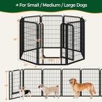 Yaheetech 40-Inch Dog Playpen with 8 Panels