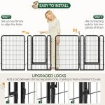 Yaheetech 40-Inch Dog Playpen with 8 Panels