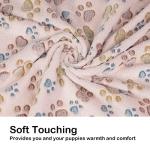 Dono 3 Soft Fleece Dog Blankets - Paw Print