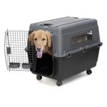 Airline Approved Travel Dog Crate with Wheels