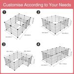 Portable 12-Panel Pet Playpen with Waterproof Mat