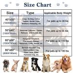 AHOOCUSTOM Soft Fleece Dog Blanket with Paw Print