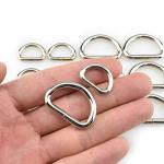 Strong 2 Size D Shape Metal Rings for Dogs