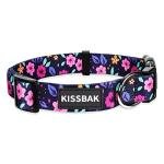 Cute Adjustable Floral Dog Collar for Medium Dogs