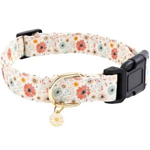 Faygarsle Cute Flower Dog Collar for All Sizes