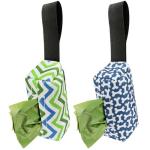 Leakproof Dog Poop Bag Holders with Bags - 2 Pack