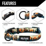 Wolfgang Heavy Duty Adjustable Dog Collar - Medium