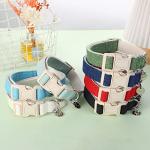Cotton Hemp Adjustable Dog Collar for Any Breed