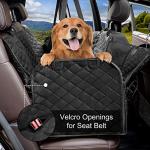 Waterproof Dog Car Seat Cover with Storage Pockets