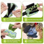 Leakproof Dog Poop Bag Holders with Bags - 2 Pack