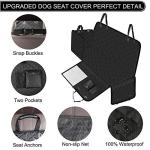 Waterproof Dog Car Seat Cover with Storage Pockets