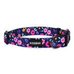 Cute Adjustable Floral Dog Collar for Medium Dogs