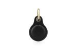 Genuine Leather Airtag Keyring for Dogs (Black)