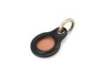 Genuine Leather Airtag Keyring for Dogs (Black)