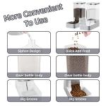 NKECOBJI Automatic Pet Feeder and Water Dispenser
