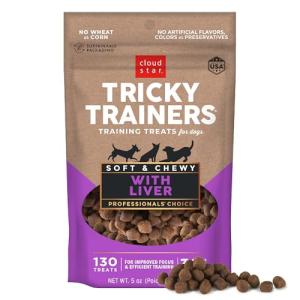 Cloud Star Tricky Trainers Liver Dog Treats, 5 oz