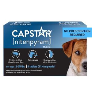 Capstar Fast-Acting Flea Treatment Tablets for Dogs