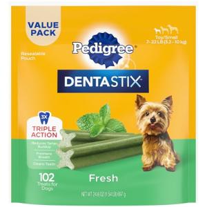 Pedigree Dentastix Small Dog Treats, Fresh Flavor