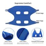 Dog Grooming Hammock with Nail Clippers and Comb