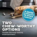 Petstages Dogwood Calming Chew Toy 2-Pack