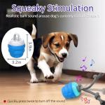 Motion-Activated Squeaky Dog Toy for Training
