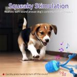 Touch Activated Bouncing Dog Ball with Rope