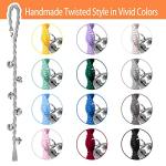 Beige Adjustable Dog Door Bell for Potty Training