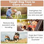 Indestructible Chew Toys for Aggressive Chewers - 2 Pack