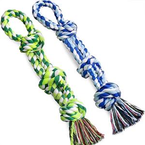 UPSKY Nearly Indestructible Dog Rope Toys Set