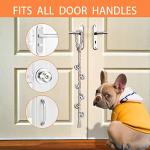 Beige Adjustable Dog Door Bell for Potty Training