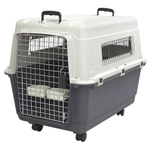 Large Rolling Plastic Dog Crate by SportPet Designs