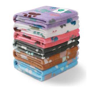 Soft Fleece Dog Blankets with Cute Prints