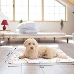 EAGMAK Cute Fleece Paw Print Pet Blankets - 6 Pack