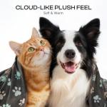 Soft Fleece Dog Blankets with Cute Prints
