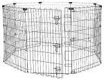 Foldable Octagonal Metal Dog Playpen - Medium