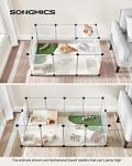 20-Panel Pet Playpen for Small Animals, White