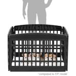 IRIS 24" Indoor Puppy Playpen - Black