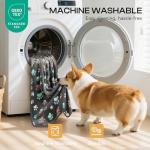 Soft Fleece Dog Blankets with Cute Prints